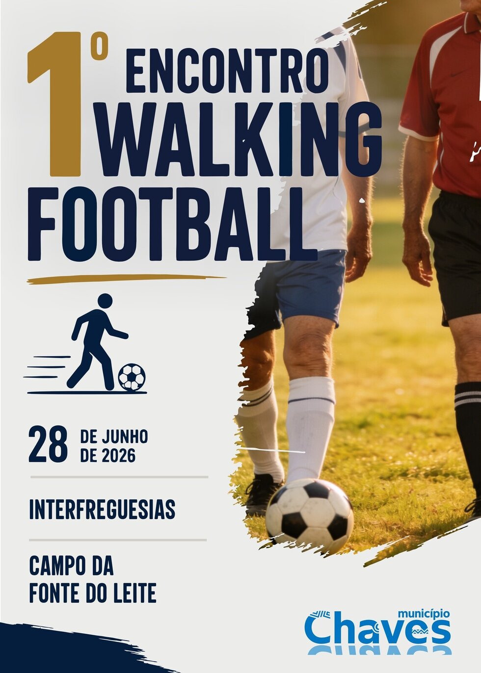 walking futball cartaz